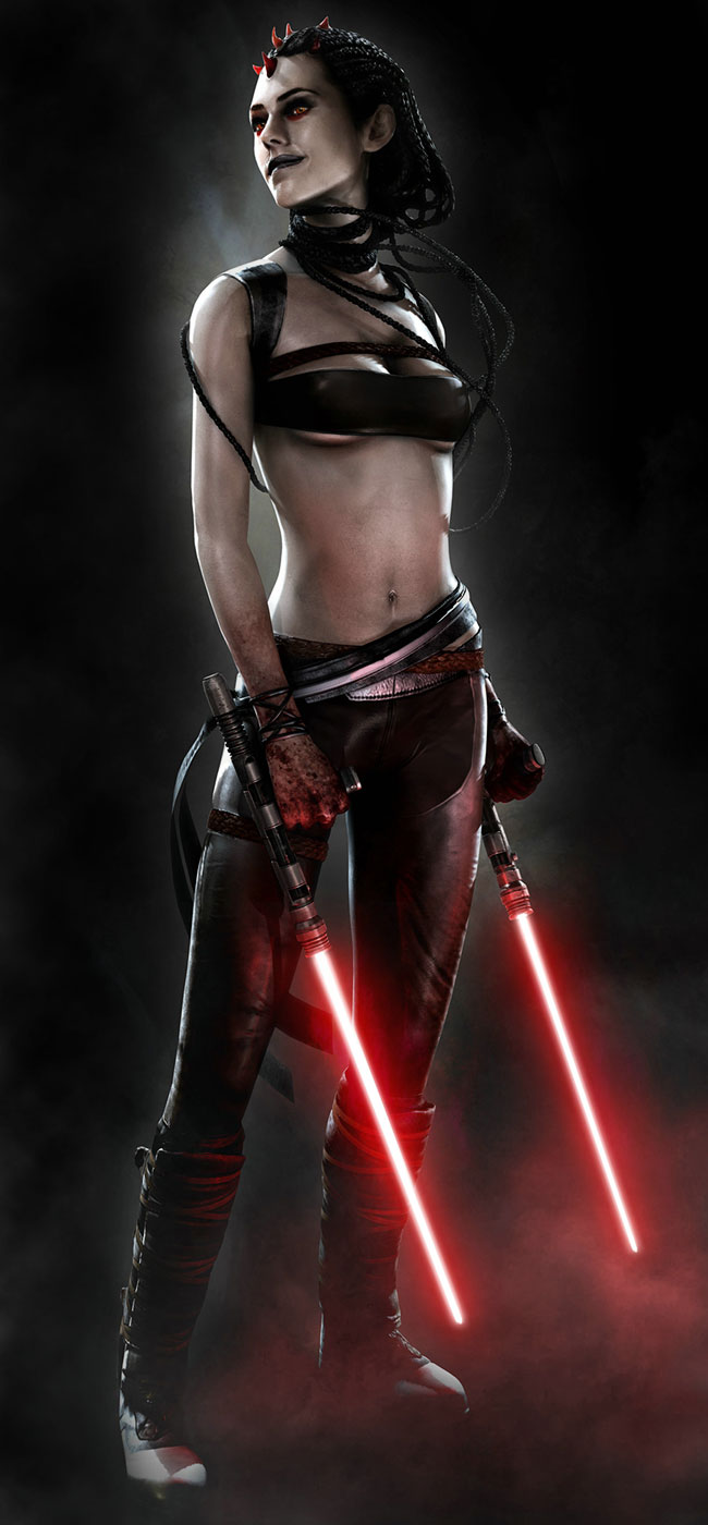 Jedi Maris Brood CG Art from Star Wars: The Force Unleashed
