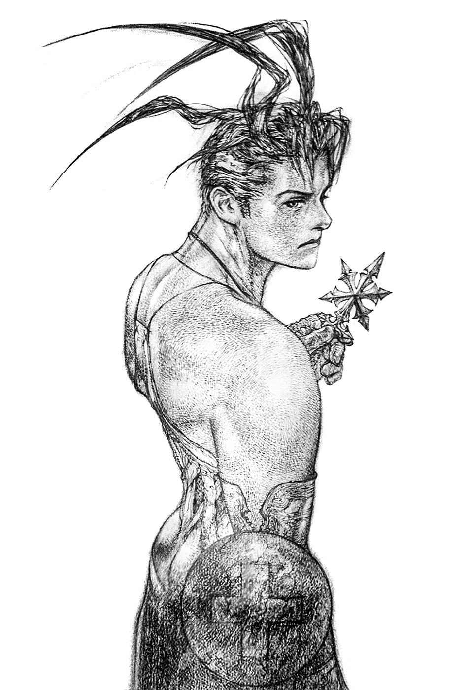 Ashley Riot Sketch from Vagrant Story