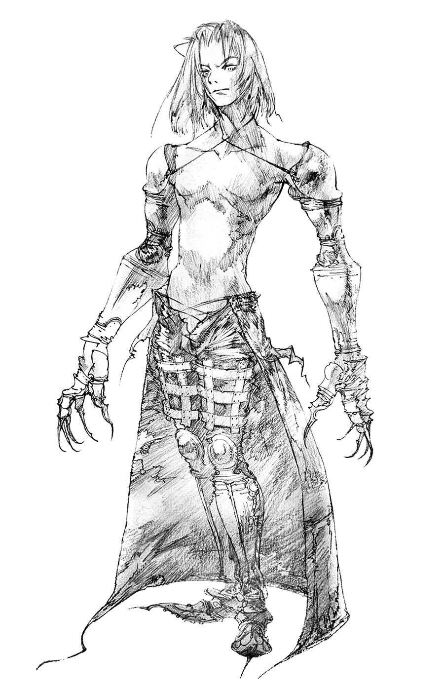 Sydney Losstarot Sketch from Vagrant Story