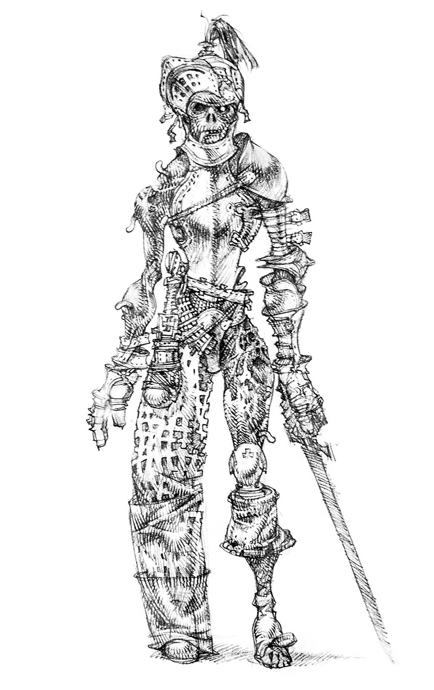 Undead Sketch from Vagrant Story