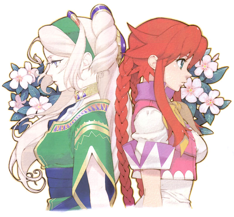 Avril & Rebecca Portrait Art from Wild Arms 5