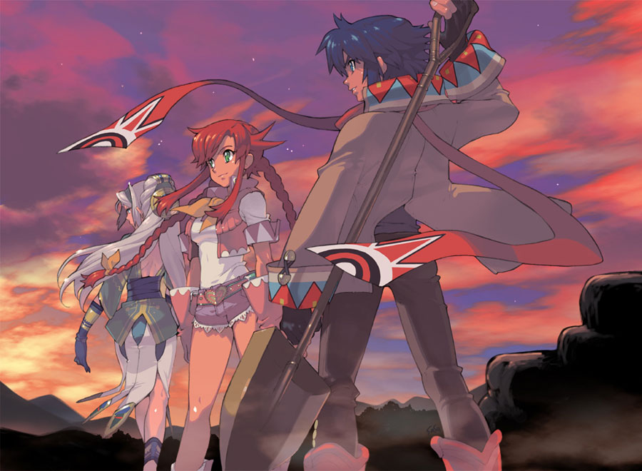 Avril, Rebecca, & Dean Art from Wild Arms 5