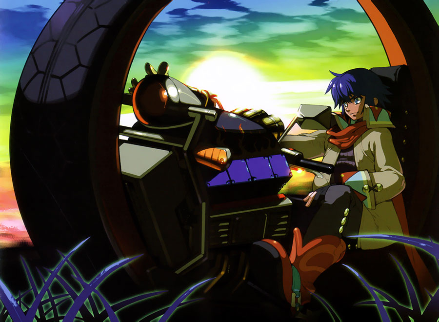 Dean in Vehicle Art from Wild Arms 5