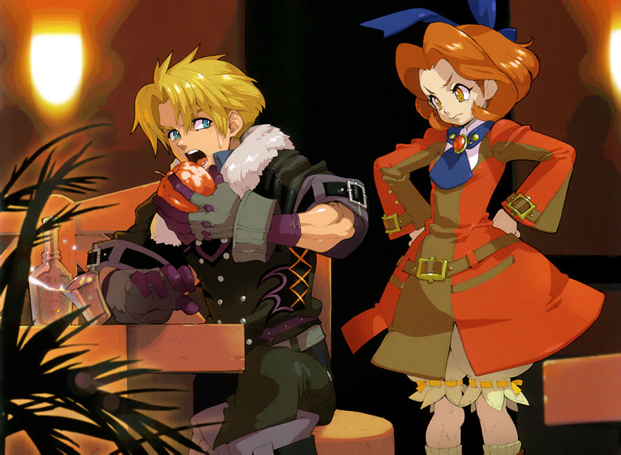 Chuck & Carol Art from Wild Arms 5