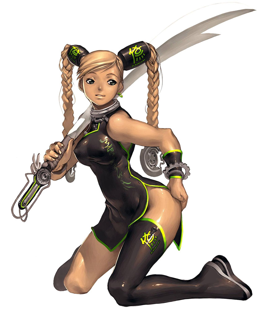 Female Character & Sword Art from War of Genesis III