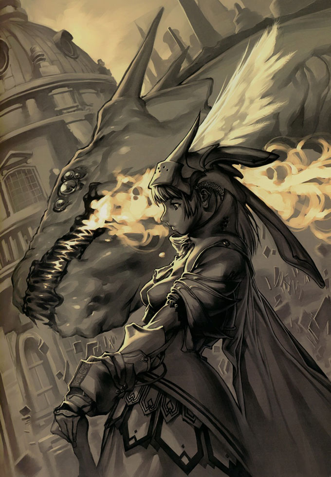 Dragon & Battle Maiden - Ep.2 Crimson Crusade Art from War of Genesis III