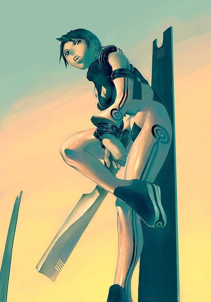Female Character Illustration from War of Genesis III