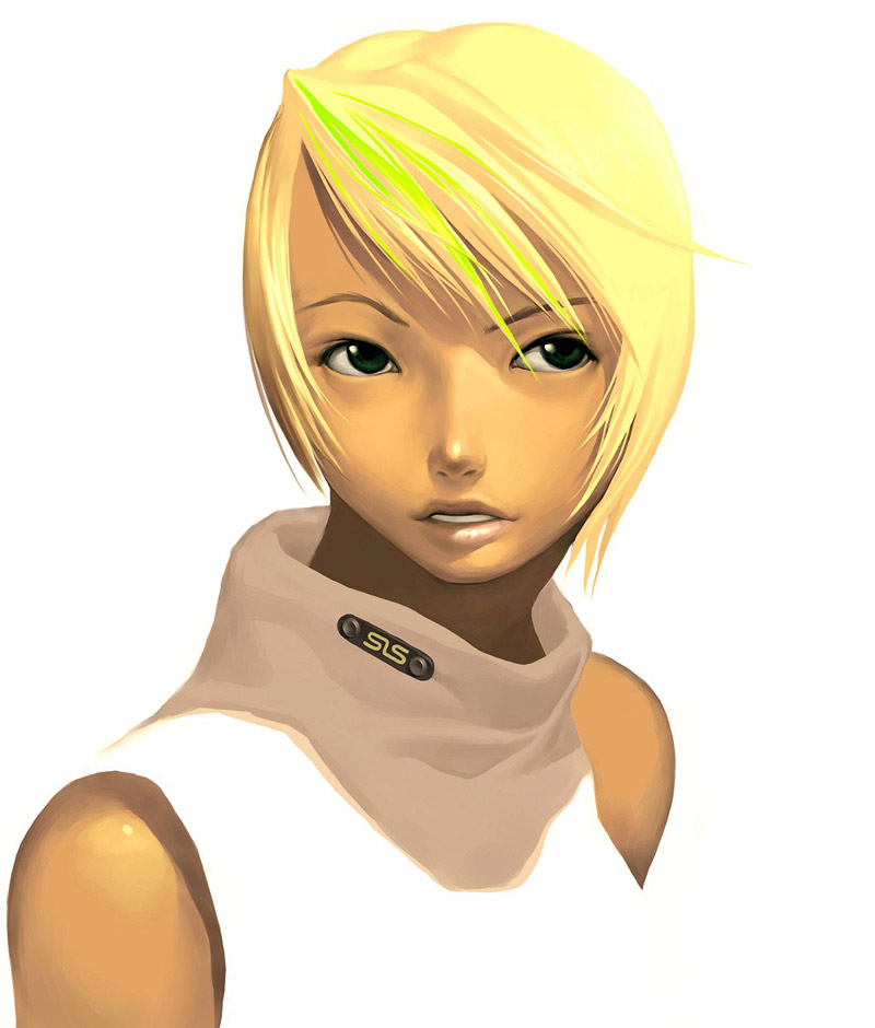 Rucien Grey Face Art from War of Genesis III