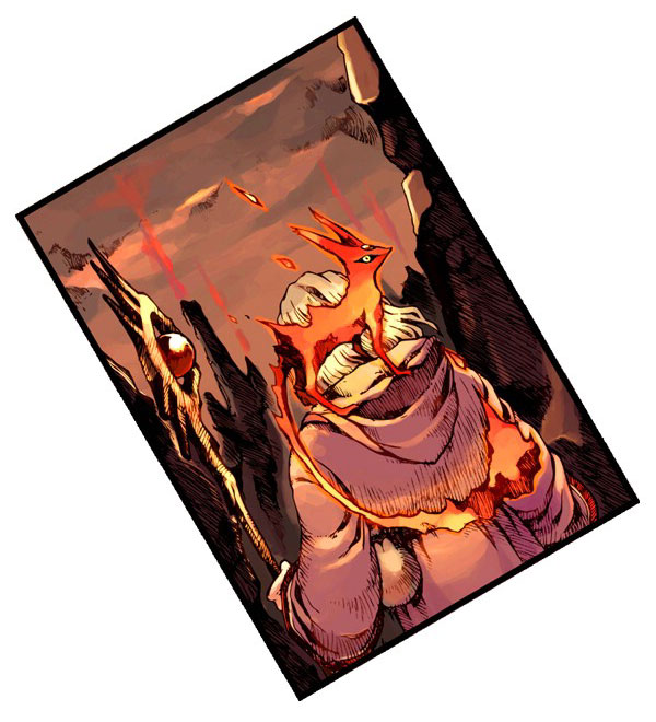 Flame Card Art from Yggdra Union