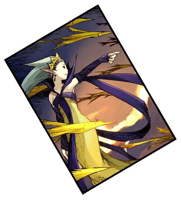 Thunderbolt Card Art from Yggdra Union
