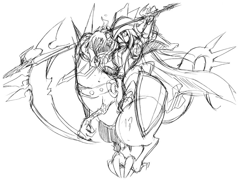 Gulcasa Sketch from Yggdra Union