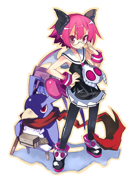 Prinny Laharl & Raspberyl Art from Disgaea 3: Absence of Justice