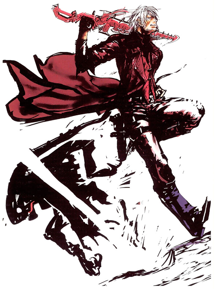 Dante Concept Art from Devil May Cry