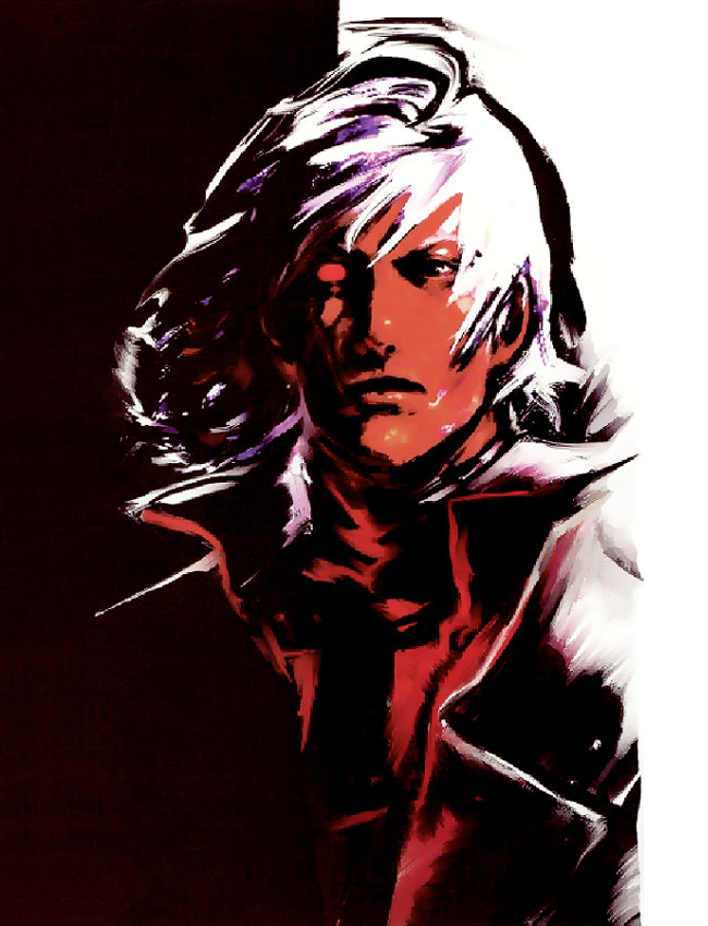 Dante Face Concept Art from Devil May Cry