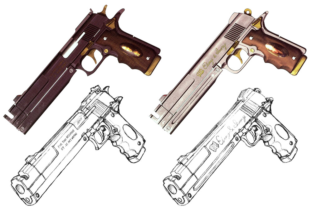 Ebony & Ivory Art from Devil May Cry