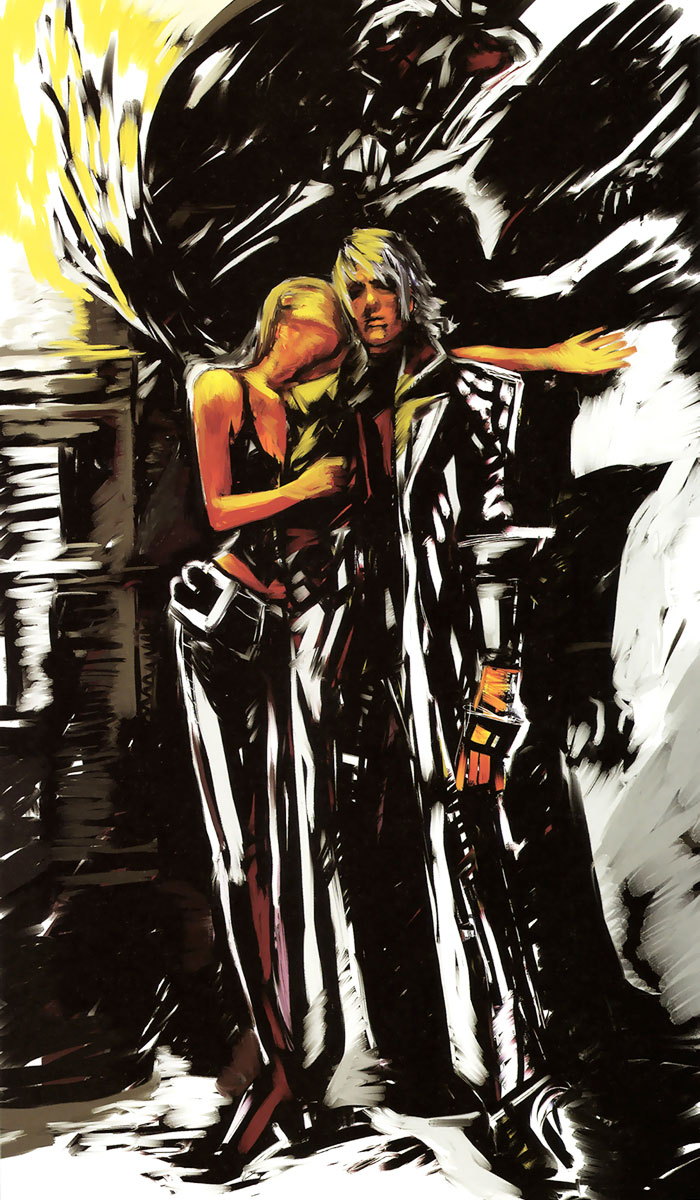 Trish & Dante Concept Art from Devil May Cry