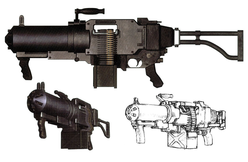 Needle Gun Art from Devil May Cry