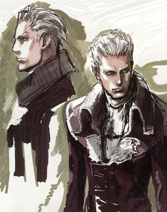 Older Dante Artwork from Devil May Cry