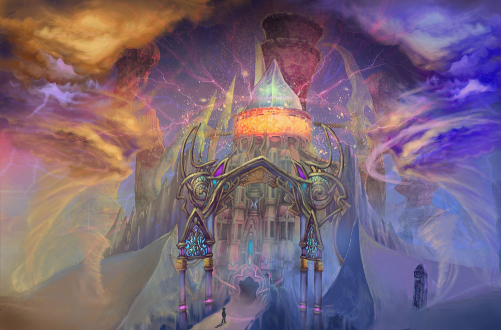 Environment Illustration from Eternal Sonata