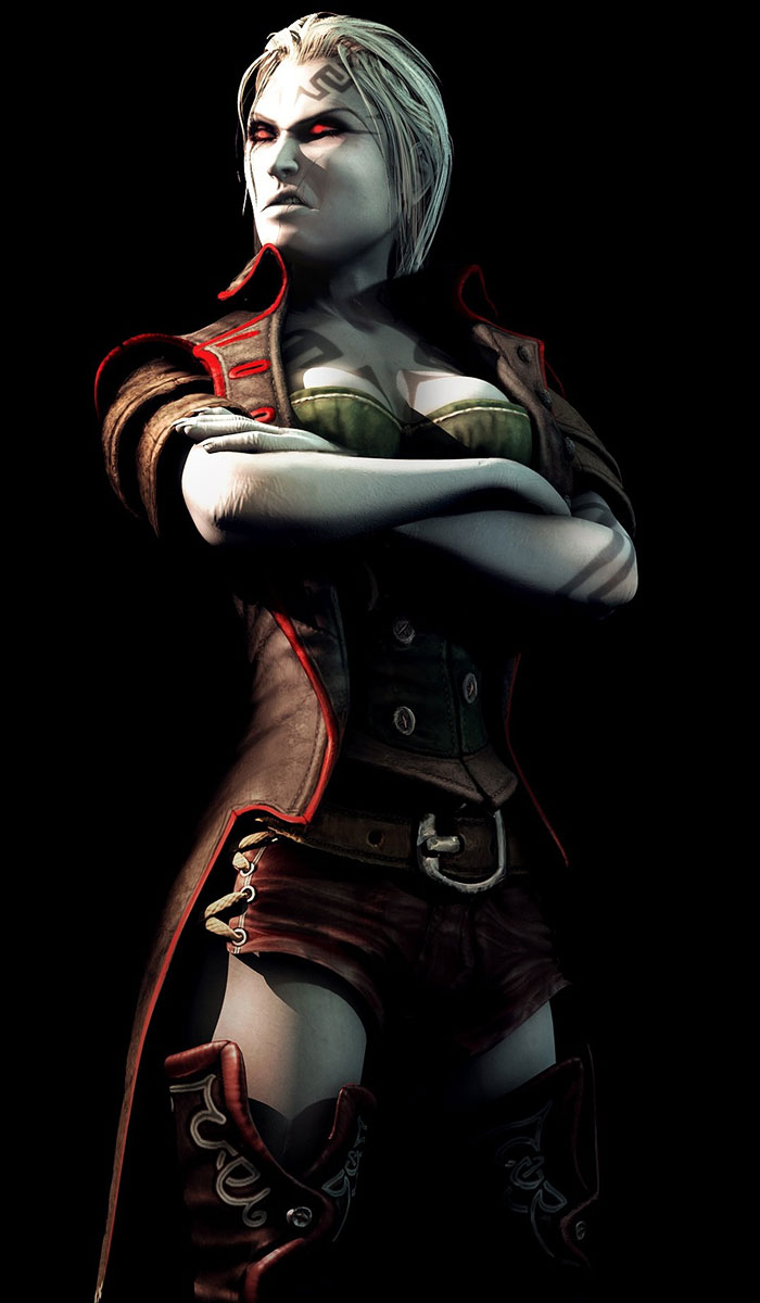 Evil Female Hero Art from Fable II