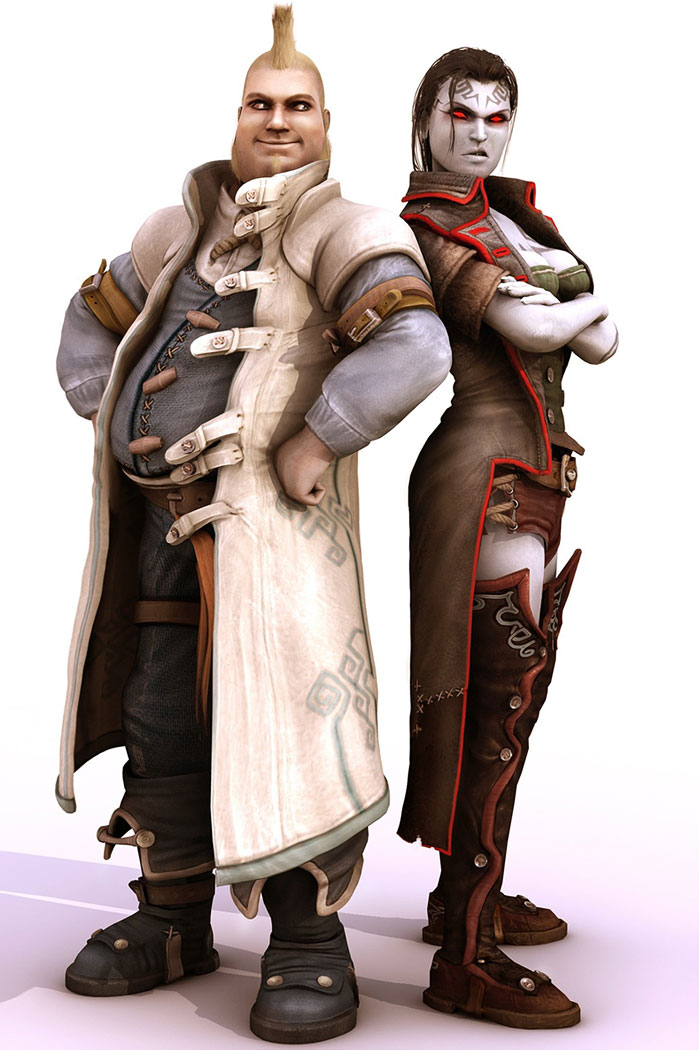 Evil Heroes Art from Fable II