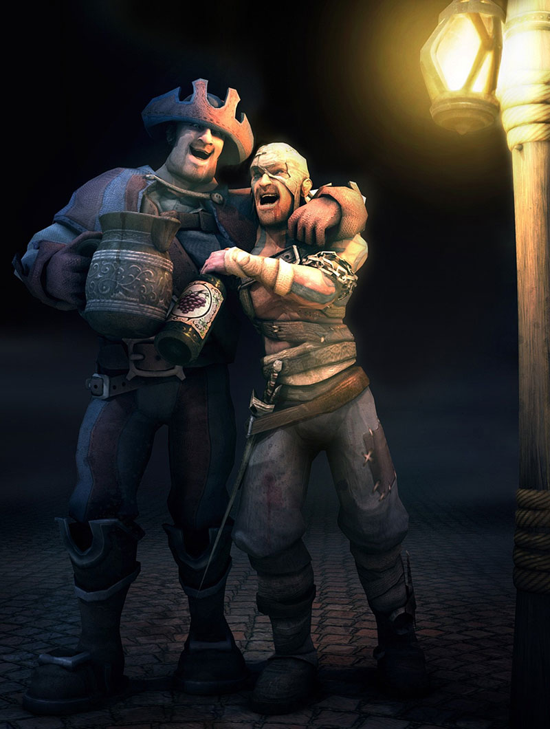 Guard & Bandit Art from Fable II