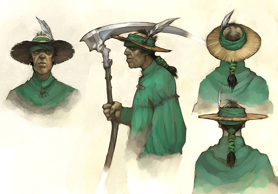 Straw Hat Concept Art from Fable II