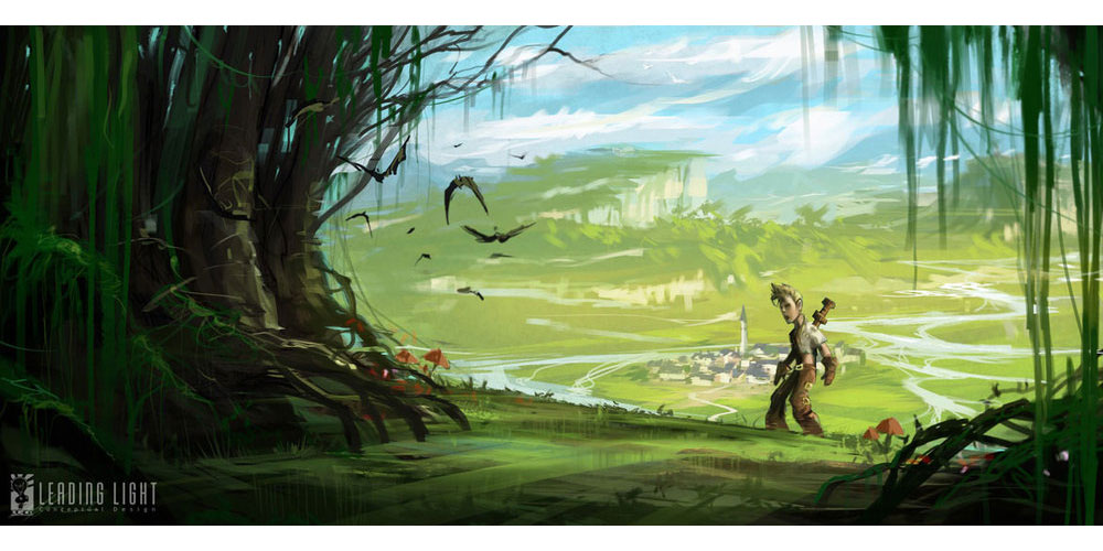 Leaving Home Art from Fable II
