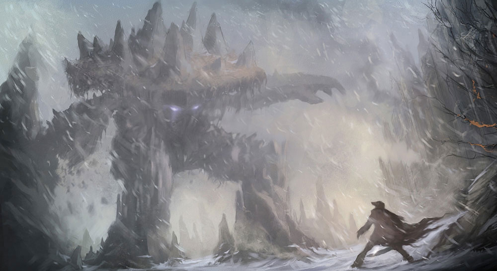Rock Troll Art from Fable II