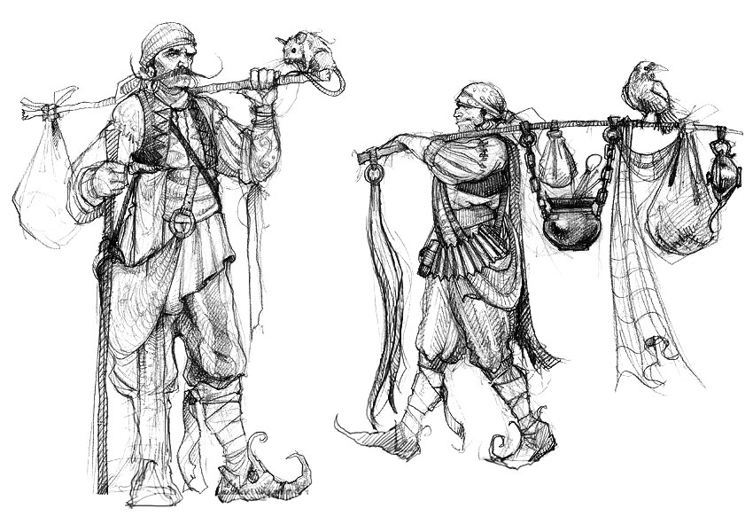 Romani Sketch from Fable II