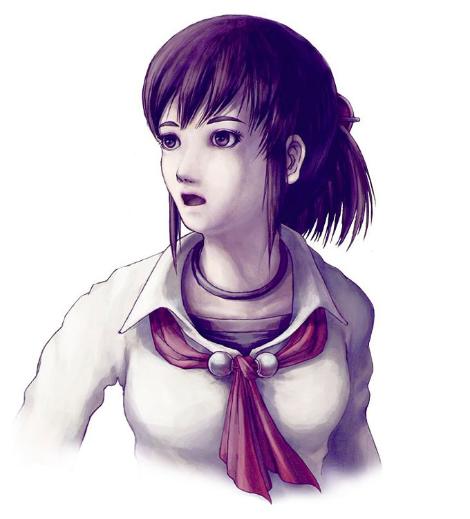 Miku Hinasaki Face Art from Fatal Frame