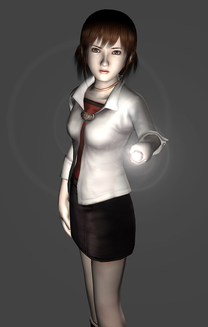 Miku Hinasaki & Flashlight Art from Fatal Frame