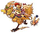 Montblanc, Luso, Adelle, Hurdy & Chocobo