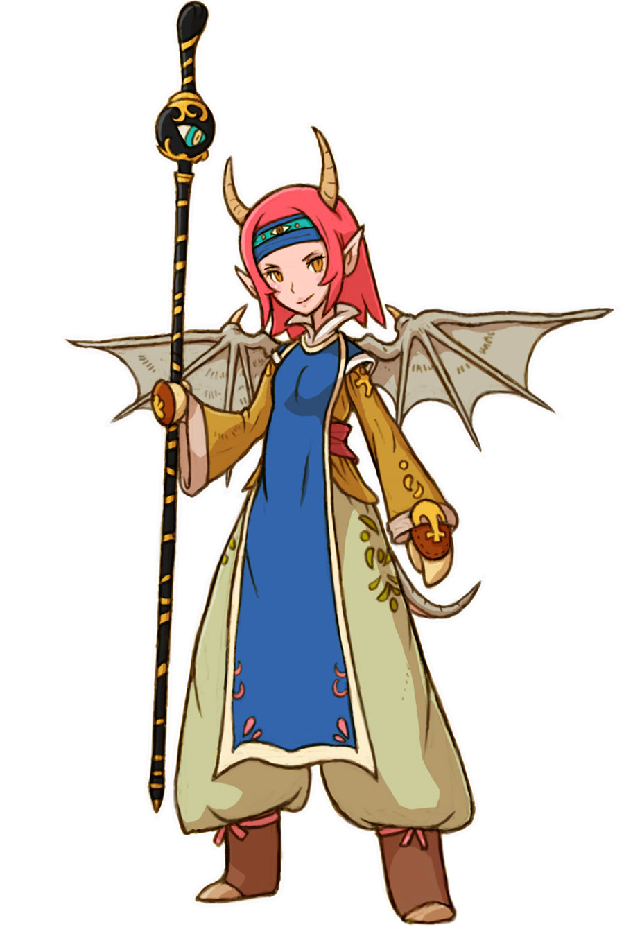 Gria Geomancer Art from Final Fantasy Tactics A2
