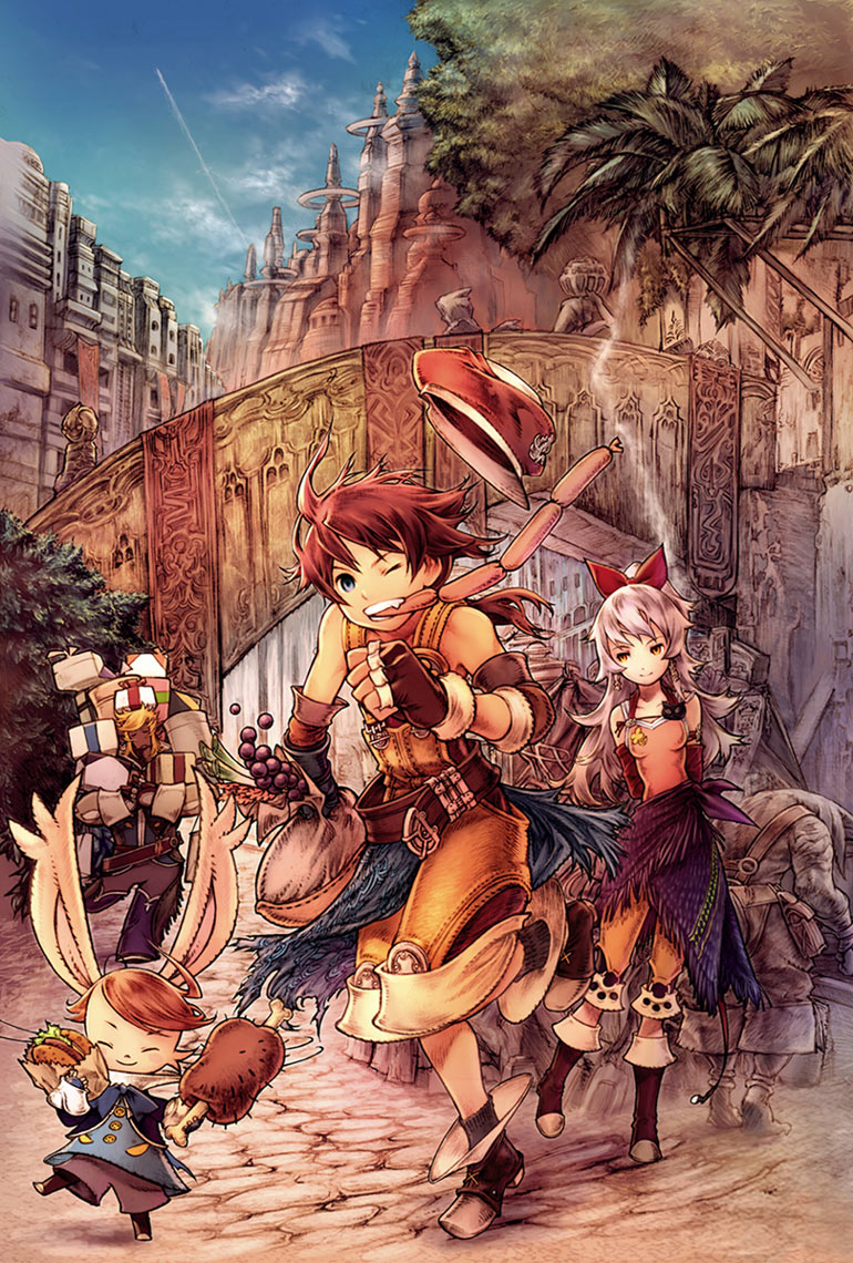 Characters Illustration from Final Fantasy Tactics A2