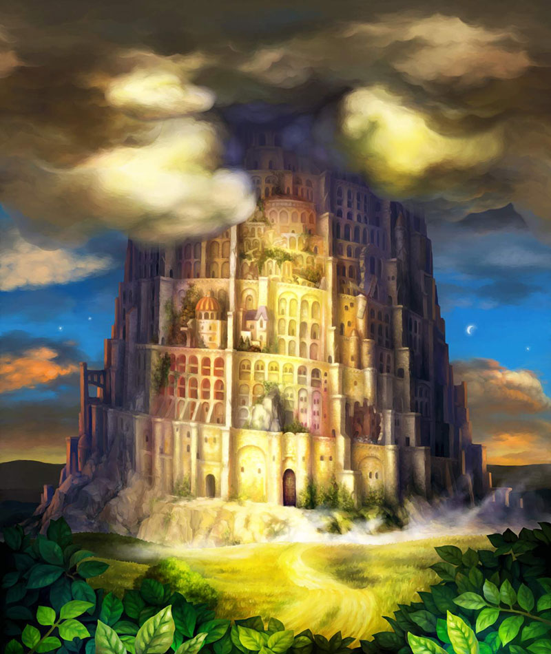 Tower of Silver Star Art from GrimGrimoire