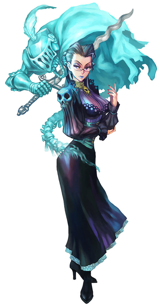 Opalneria Rain & Necromancy Spirit Art from GrimGrimoire