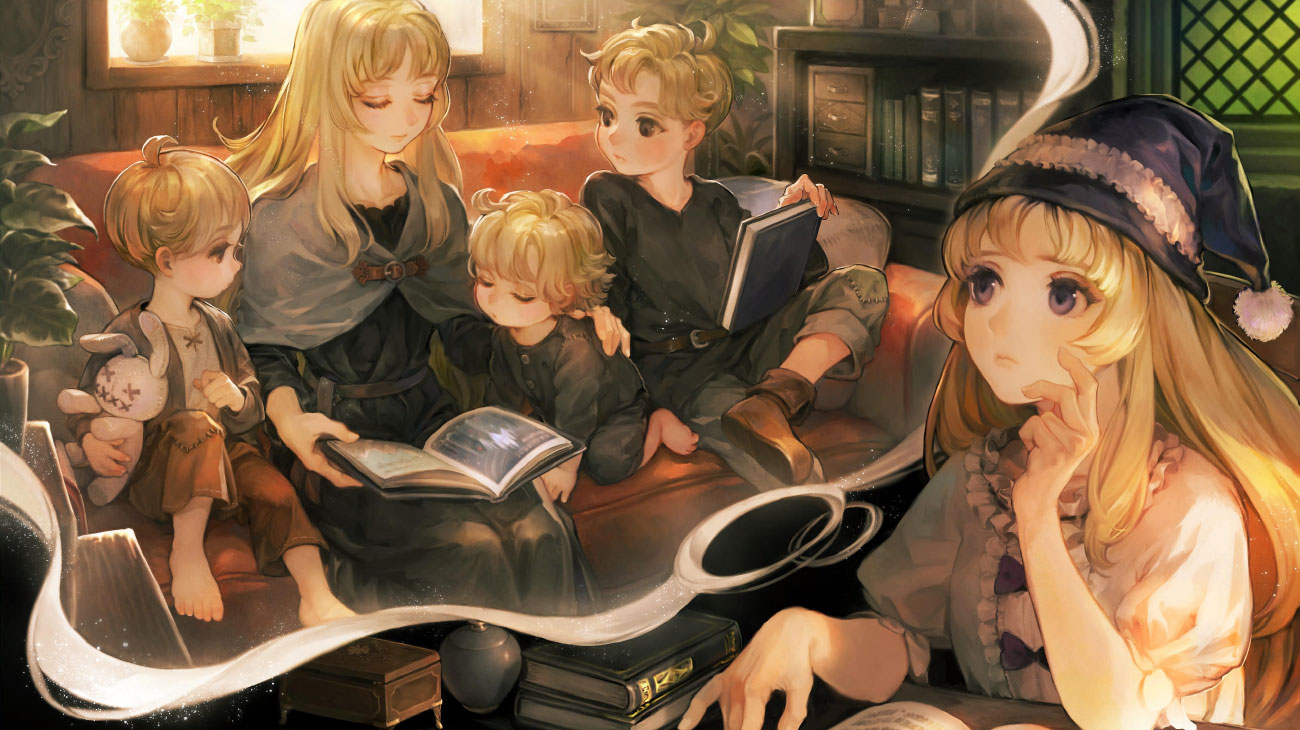 Lillet and Her Brothers by Yukiko Hirai from GrimGrimoire