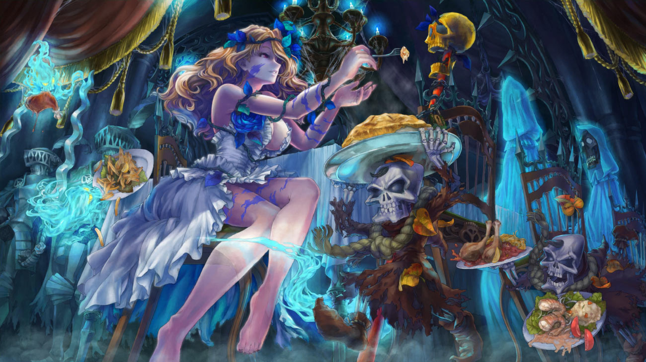 The Ghosts' Supper by Yasuhiro Fujiwara from GrimGrimoire