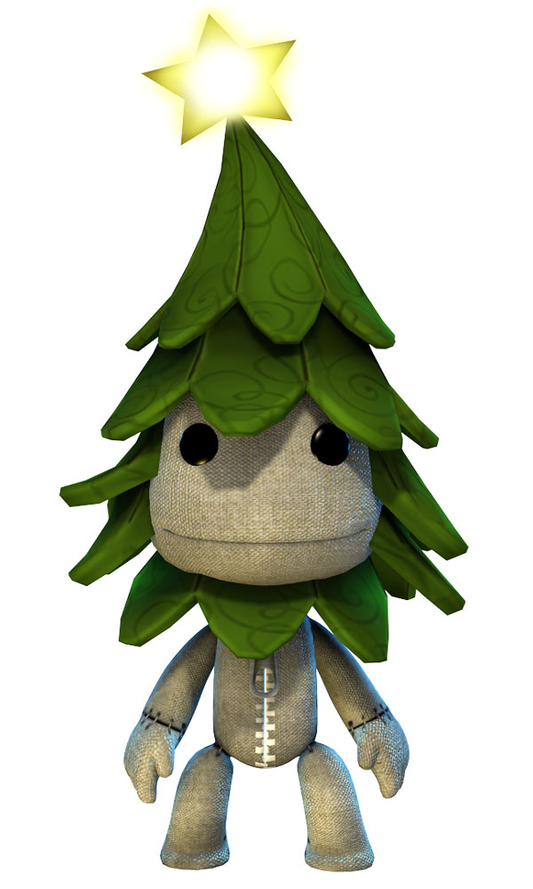 Christmas Tree Sackboy Art from LittleBigPlanet