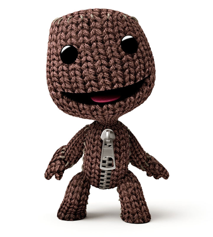 Happy Sackboy Art from LittleBigPlanet