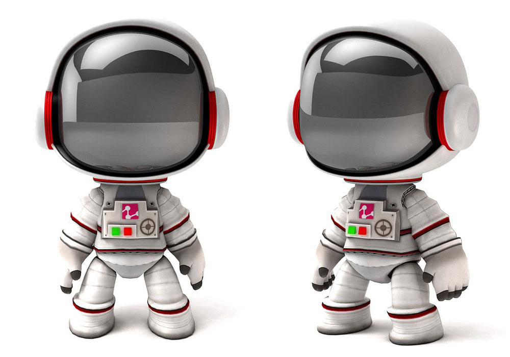 Spacesuit Sackboy Art from LittleBigPlanet