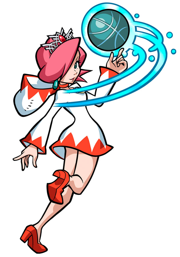 White Mage Art from Mario Hoops 3 on 3