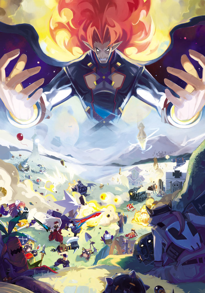 Zetta & Destruction Art from Makai Kingdom