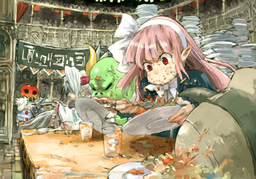 Eating Contest Art from Makai Kingdom