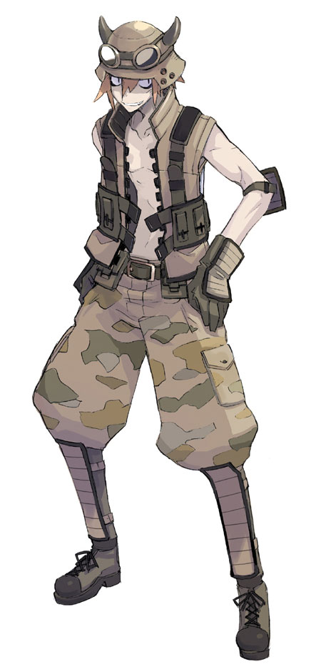 Male Infantry Art from Makai Kingdom