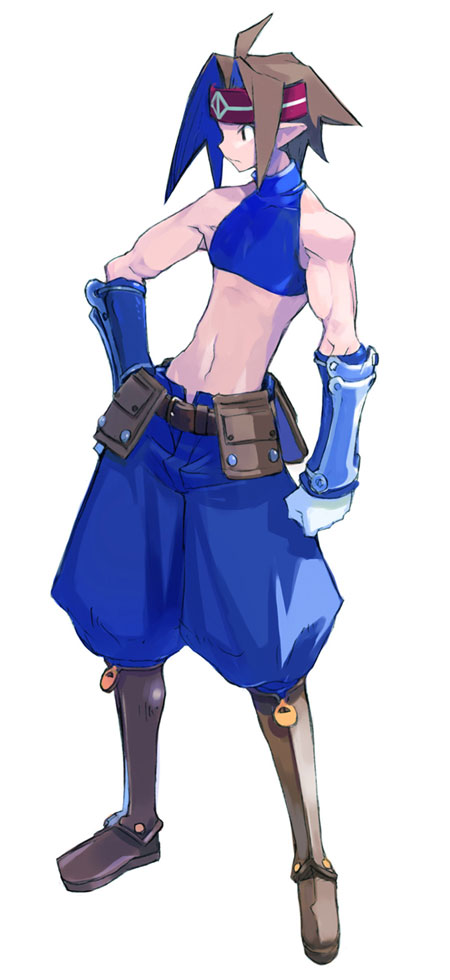 Male Warrior Art from Makai Kingdom