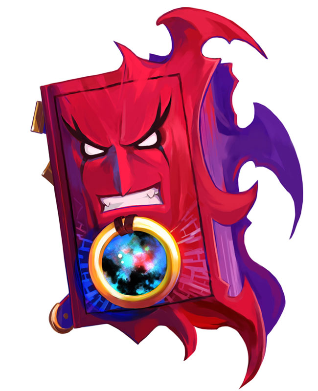 Zetta Sacred Tome Art from Makai Kingdom