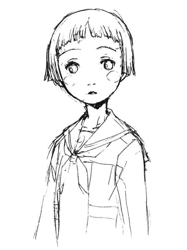 Ayane Matsunaga Sketch from Persona 4