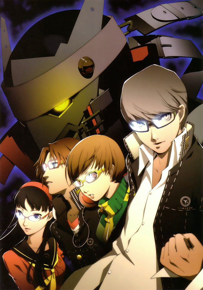 Izanagi & Main Characters Art from Persona 4